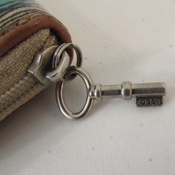Fossil Key-Per Floral Zip Wallet *FLAW* - Picture 5 of 16